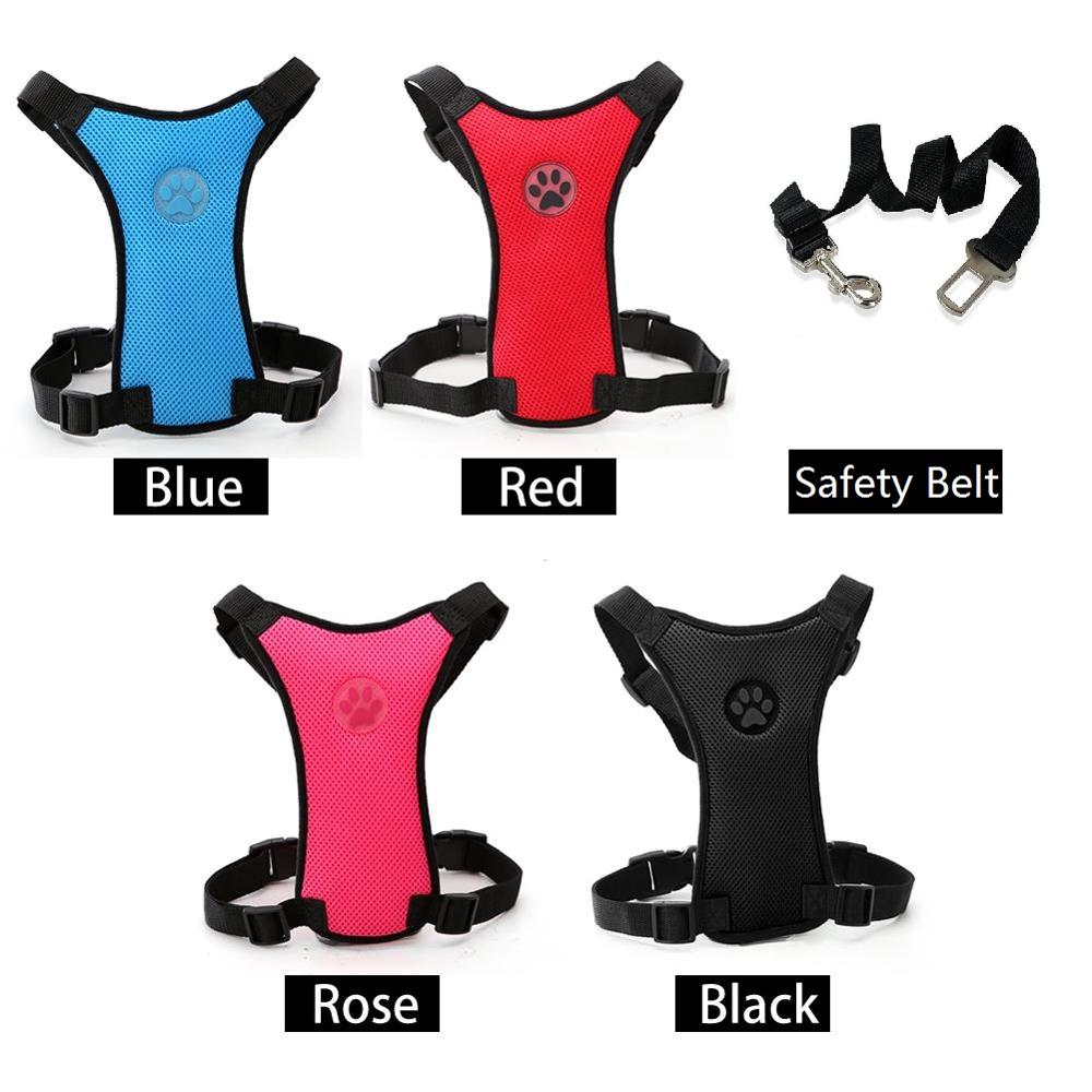 Breathable Dog Safety Seat Harness