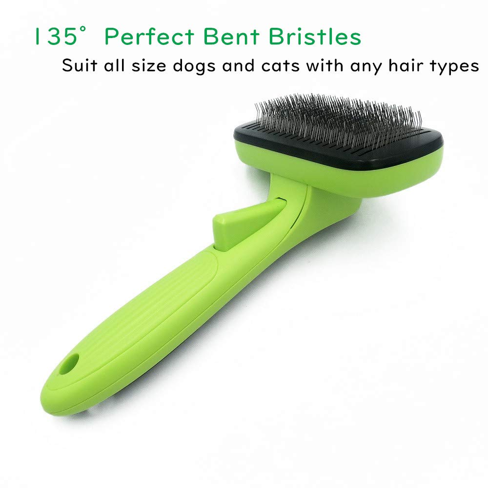 Self-Cleaning Grooming Dog Brush