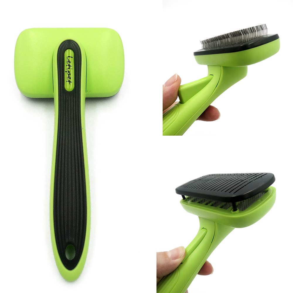 Self-Cleaning Grooming Dog Brush